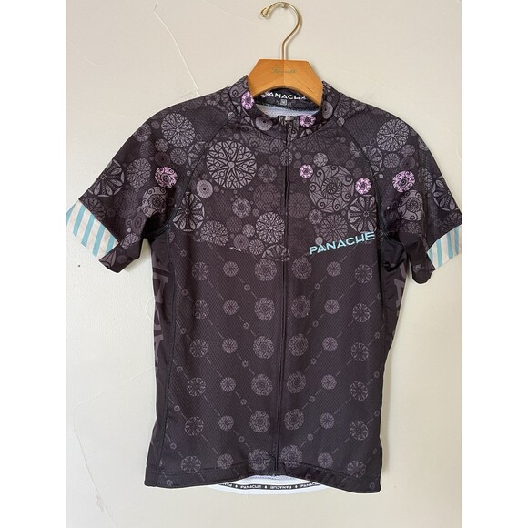 Panache‎ Women’s Cycling Jersey Road Gravel, Size Medium Fitted Short Sleeve - Picture 1 of 10